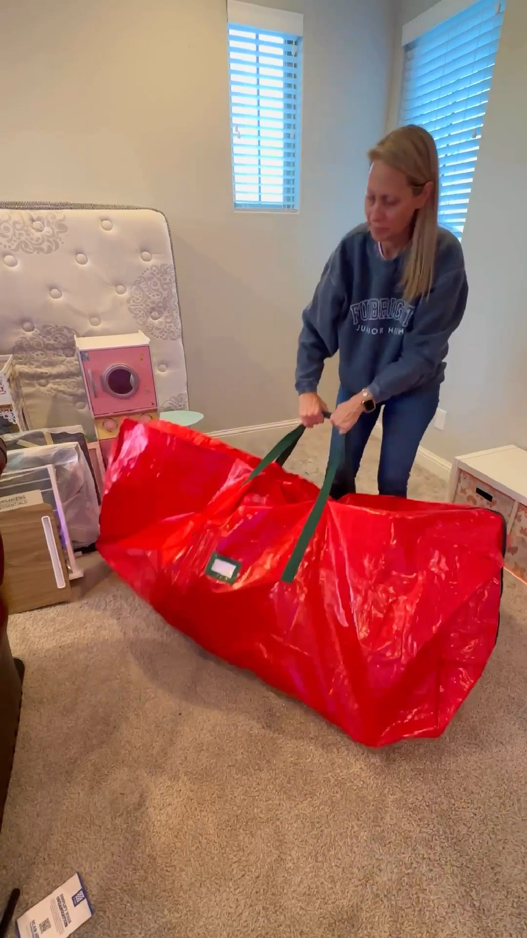  Cost effective Christmas Tree Storage Bag! Fits a 9’ Tree! Lightweight, easy to move. 

#LTKHome #LTKSeasonal #LTKFindsUnder50