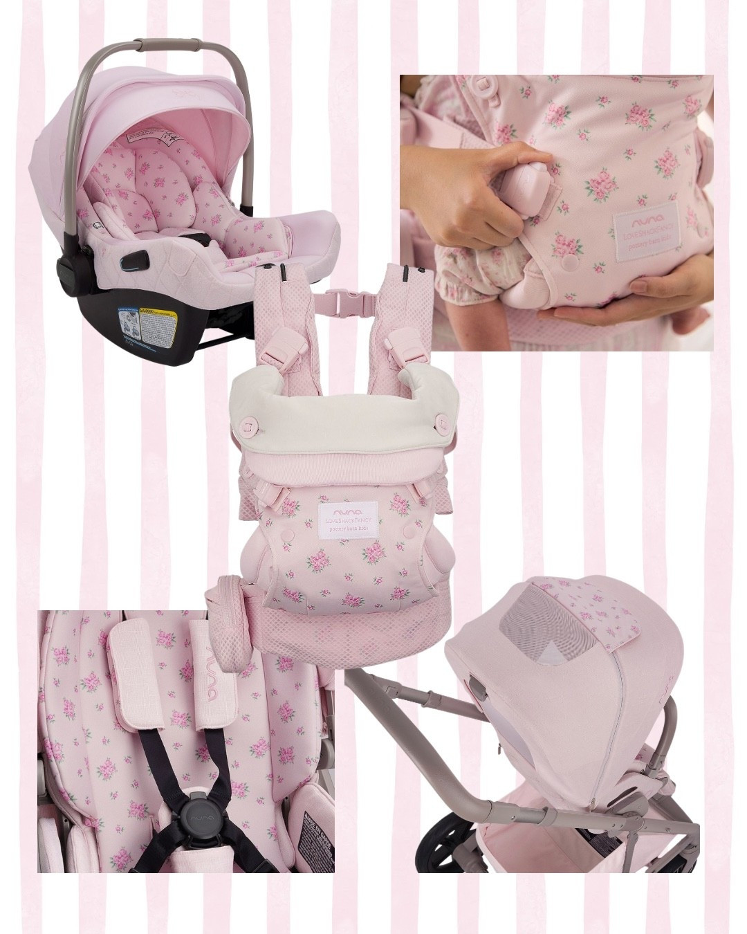 Love Shack Fancy x Nuna x Pottery Barn! The prettiest girliest baby gear! Baby carrier, car seat, stroller! A must have to your baby registry girl moms!

#LTKBaby #LTKBump #LTKKids
