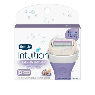 Schick Intuition Pure Nourishment Women's Razor Blade Refills | Target