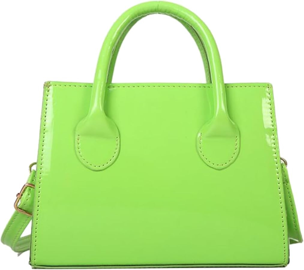 Patent Leather Handbag Shinny Clutch Purse Mini Shoulder Bag Evening Purse for Women | Amazon (US)