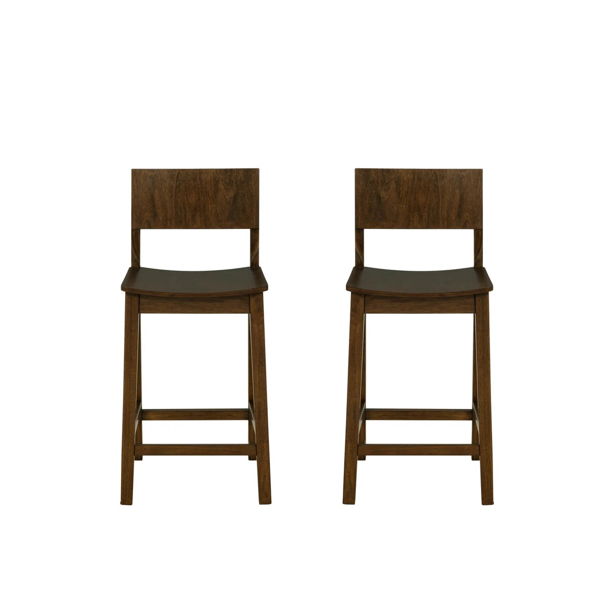 Yalingup 30" Unfinished Barstool with a Solid Wood Frame (Set of 2) | Wayfair North America
