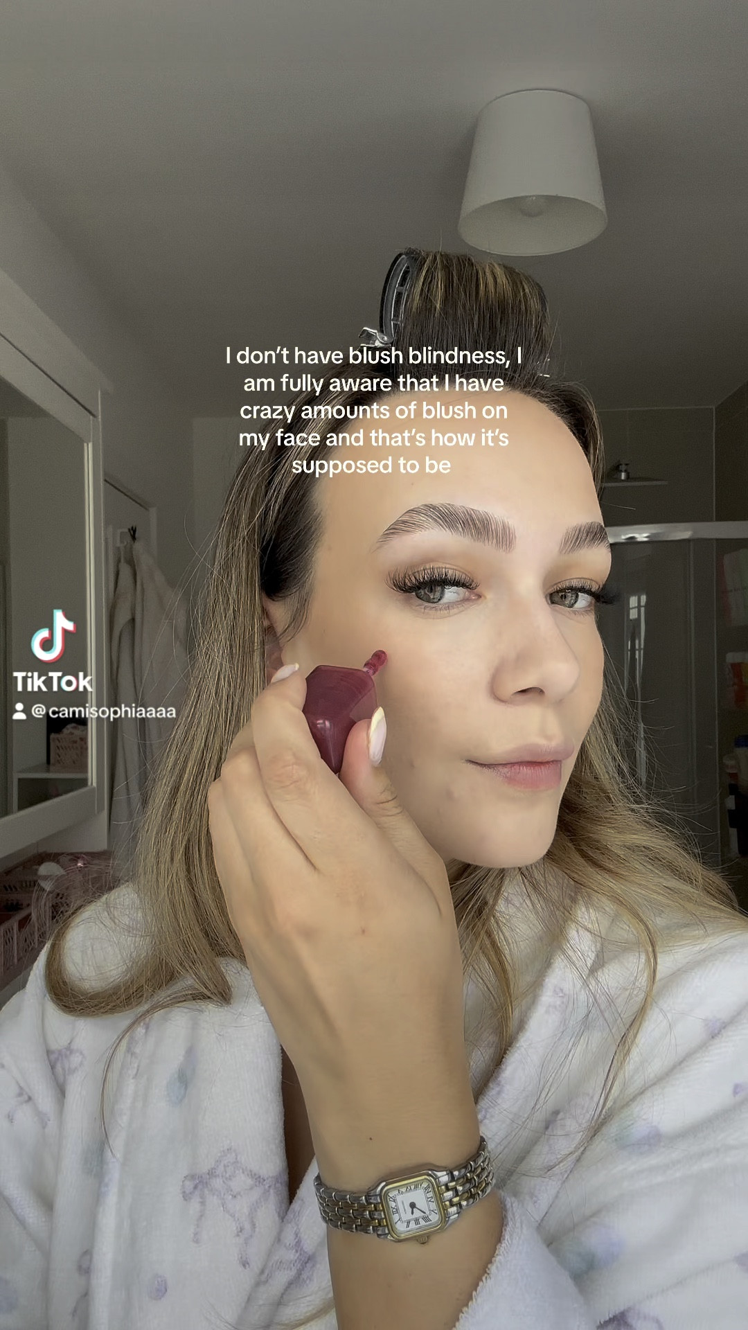 The perfect summer blush 🩷 blush blindness, HUDA beauty, makeup, make up, huda, glow, summer, makeup look 

#LTKeurope #LTKbeauty