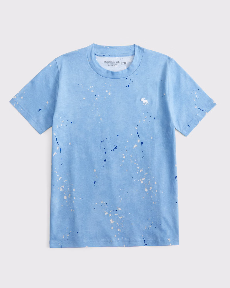 boys essential icon crew tee | boys tops | Abercrombie.com | Abercrombie & Fitch (US)