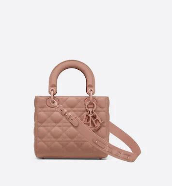 Lady Dior My ABCDior Bag Blush Ultramatte Cannage Calfskin | DIOR | Dior Beauty (US)