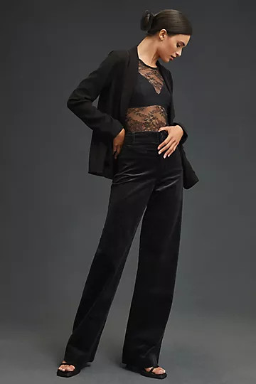 The Colette Wide-Leg Corduroy Pants | Anthropologie (US)