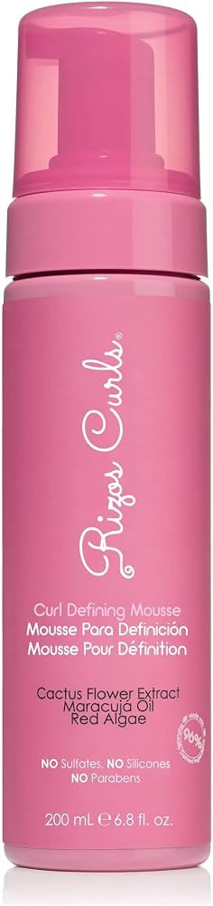 Rizos Curls Curl Defining Mousse, Hydrate & Define, Soft Hold for Volume & Definition, Frizz Free... | Amazon (US)