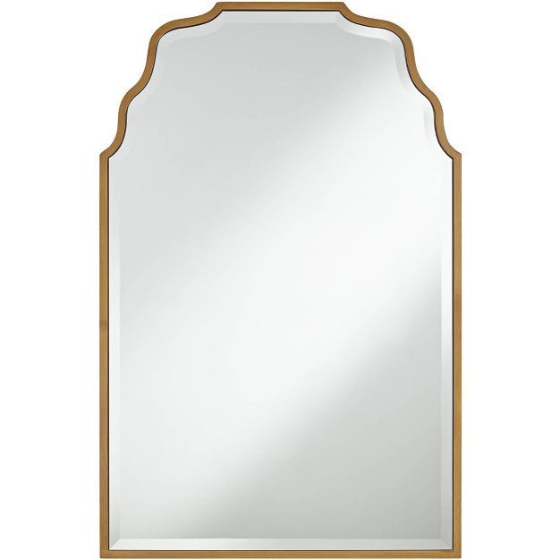 Noble Park Antique Gold 40" x 26" Waved Arch Tall Traditional Wall Mirror | Target