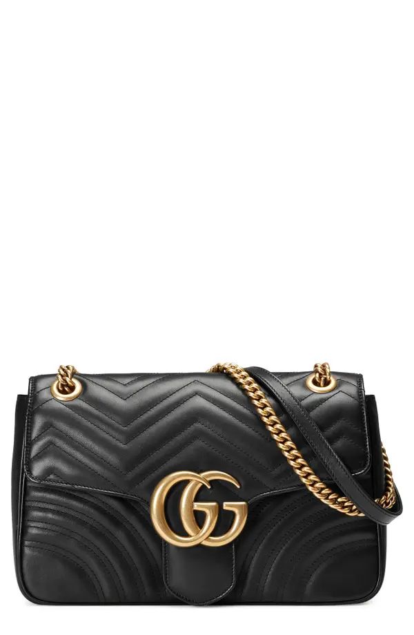 Medium GG Marmont 2.0 Matelassé Leather Shoulder Bag | Nordstrom