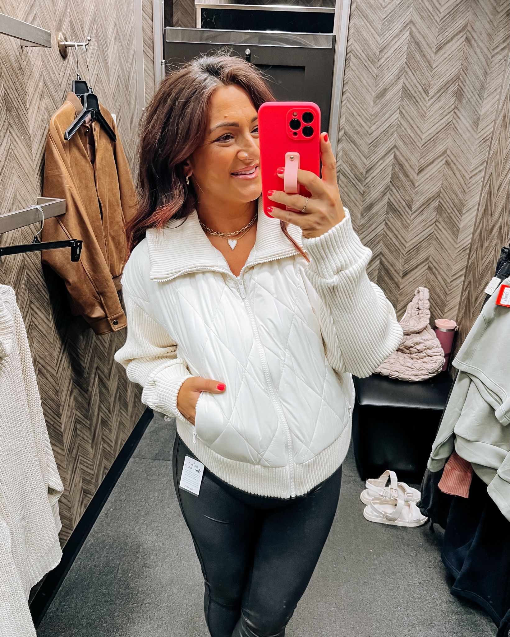 NSale fitting room round up. 32 weeks pregnant. In my true size in the FP turtleneck, but sized up in the rest. Non maternity Fall outfit options 

#LTKBump #LTKxNSale #LTKStyleTip
