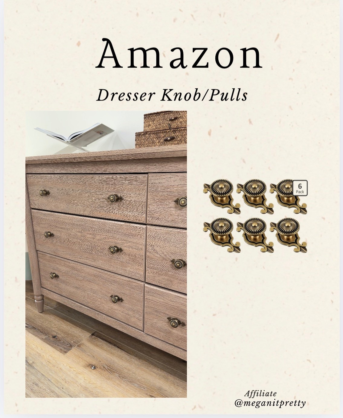These new dresser knobs change the whole vibe of this dresser and I love it! 

#LTKHome #LTKmomlife #LTKSaleAlert