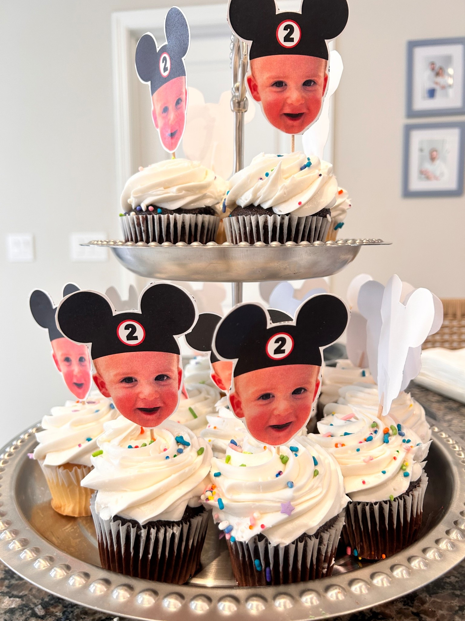 hosting a Mickey Mouse or Disney themed party? We had these cupcake toppers made on Etsy for our “oh TWOdles” second birthday party and they came out so cute! The seller is so sweet and sends you a digital file. I printed at the UPS store and just taped on toothpicks! 



#LTKParties #LTKBaby #LTKKids