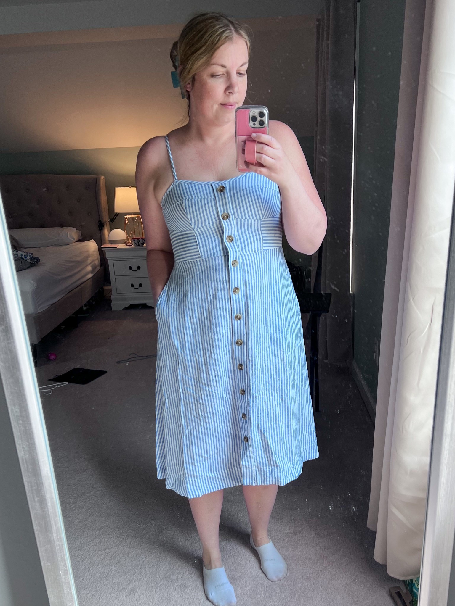 when a dress just fits you so well 👏🏻 size is medium (and I don't have to wear a bra either) 

#LTKFindsUnder50 #LTKMidsize