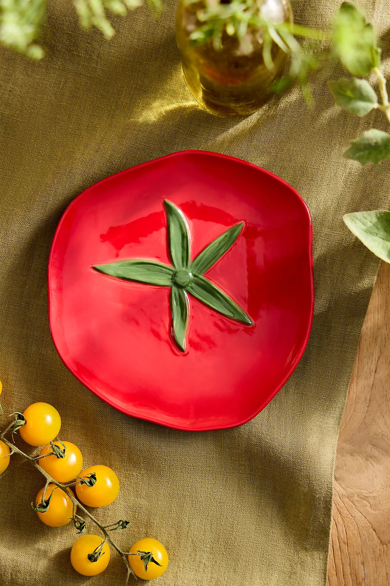 Tomato Ceramic Side Plate | Anthropologie (US)