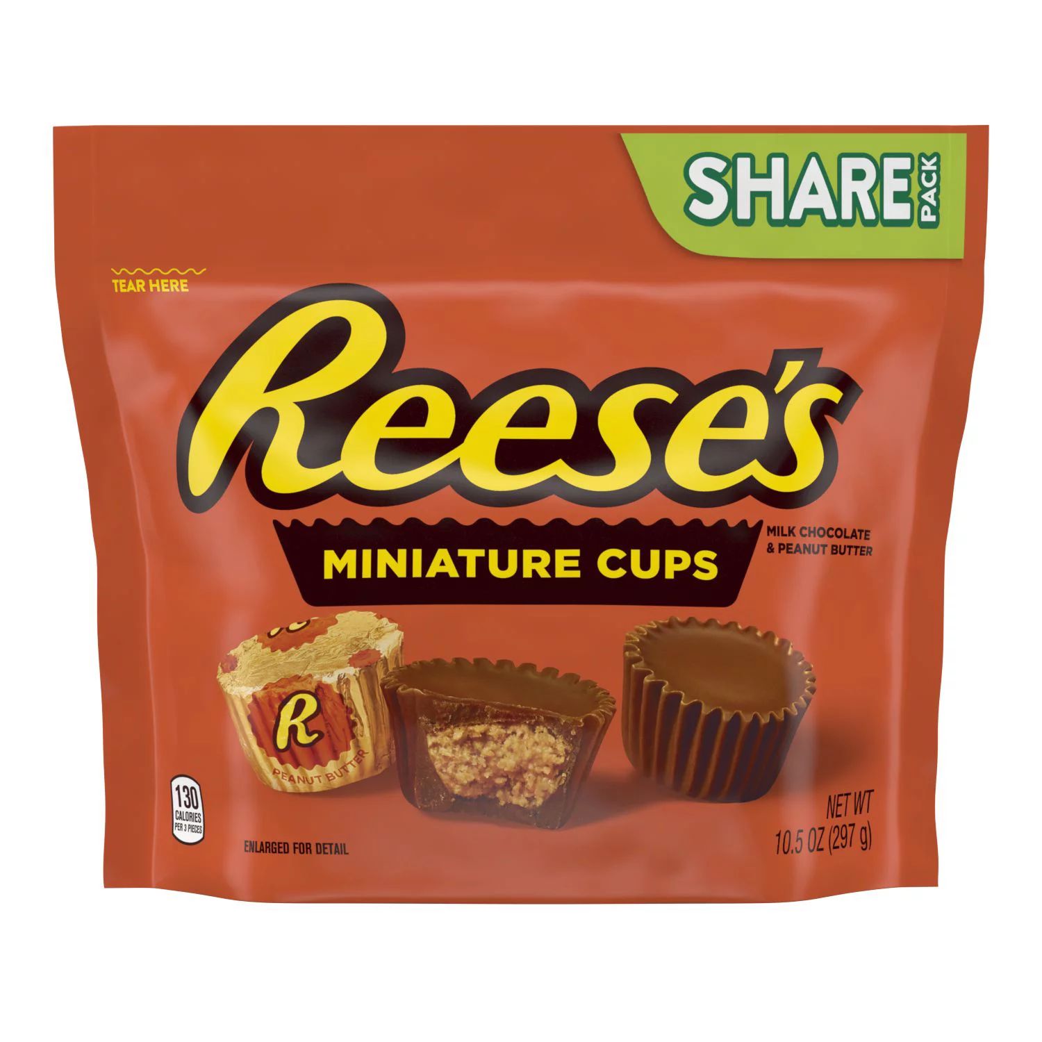 Reese's, Miniatures Milk Chocolate Peanut Butter Cups Candy, Individually Wrapped, Gluten Free, 1... | Walmart (US)