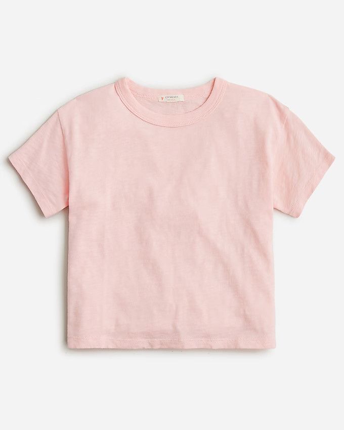 Girls' cropped T-shirt | J.Crew US