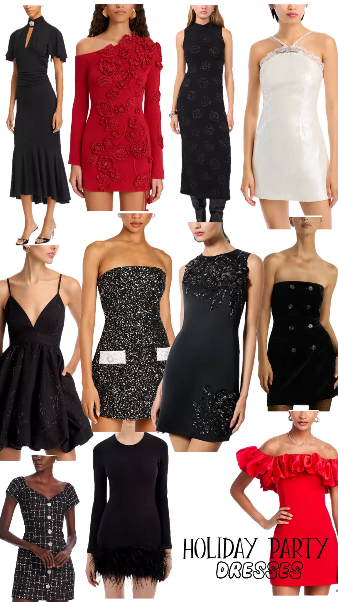 Starting to shop for the holidays! Just went through Bloomingdale’s site and added these all to my favorites! A little bit of glitz - the velvet strapless dress just may be my favorite. If you’re going to a holiday party you need to dress the part !! 

#LTKStyleTip #LTKHoliday #LTKParties