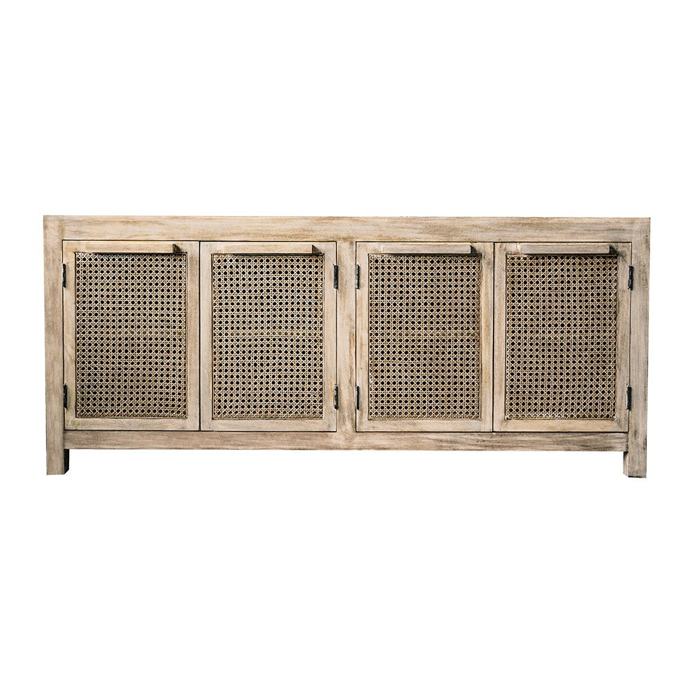 Mango Wood Sideboard - White | Amara (UK)