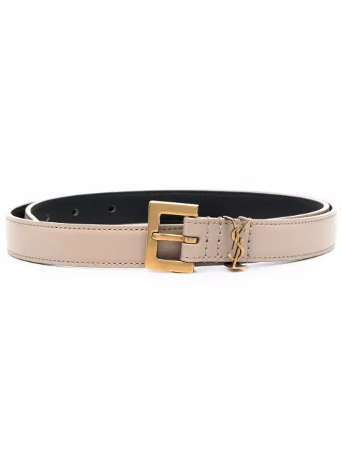 Monogram square-buckle belt | Farfetch (RoW)