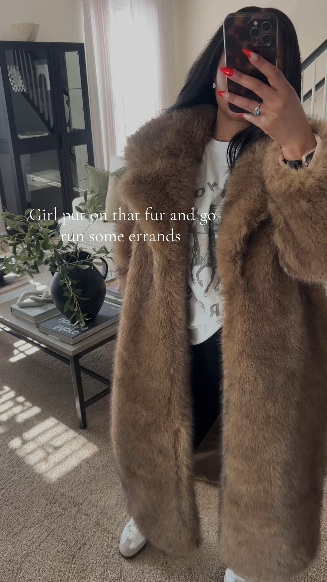 Fur casual! 
womens fur coat. Winter clothes. Coat. 
Wearing size Xs wish i would’ve gotten a small. 

#LTKootd #LTKSeasonal #LTKdayinmylife