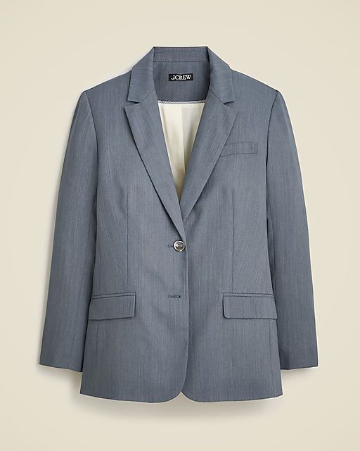 Relaxed blazer in gauzy Italian wool blend | J. Crew US