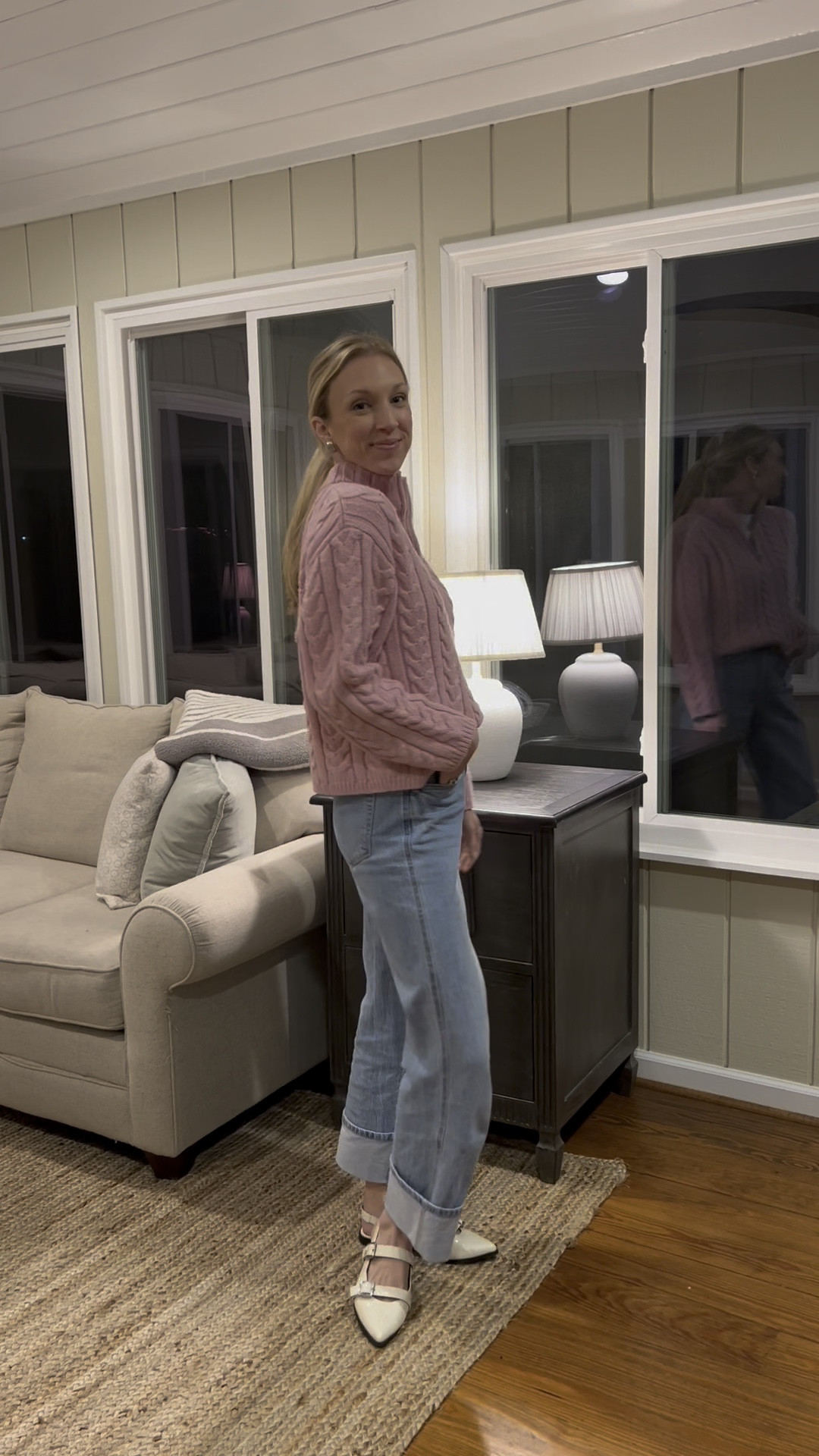 What I wore to a mommy and me Valentine’s Day party! Loving this sweater for the holiday 🫶🏻

Valentine’s Day outfit 
Valentine’s Day casual look
Casual outfit 
Mom outfit 

#LTKWatchNow #LTKFindsUnder50 #LTKSeasonal