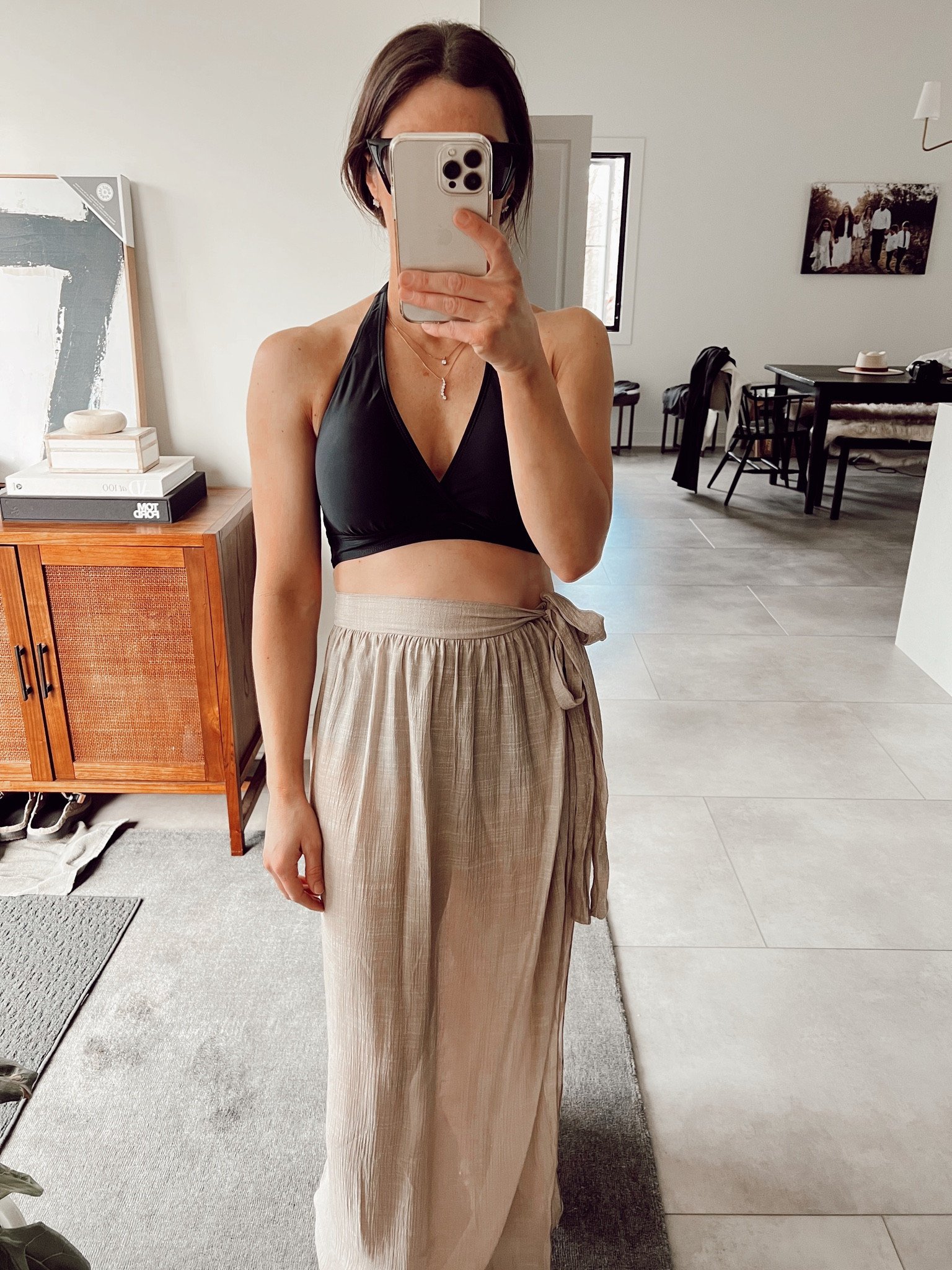 Amazon swim! High rise bottoms, full coverage. Swim coverup only $15! Wearing size small in both beach vacation #beachvacation 

#LTKswim #LTKstyletip #LTKunder50