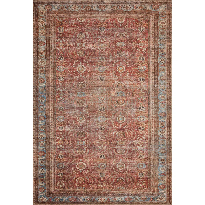 Annelore Performance Red Rug | Wayfair North America
