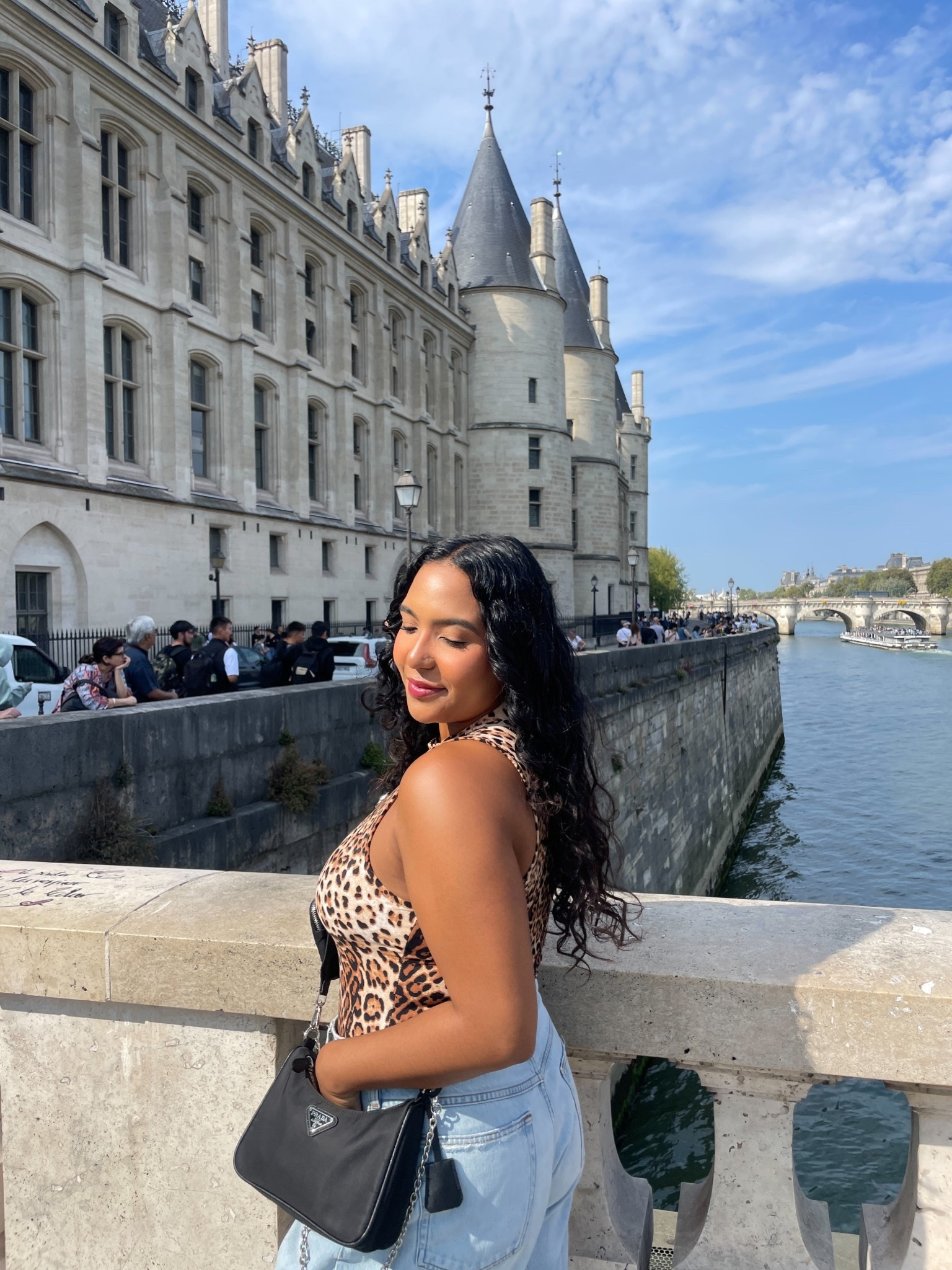 Serving major Parisian street style inspo, this look features a bold leopard print bodysuit paired with relaxed light-wash jeans for the perfect mix of edgy and casual. Styled with a classic designer crossbody bag and soft glam curls, this outfit captures the essence of a midsize-friendly European vacation look. Ideal for strolling through Paris, café hopping, or sightseeing in style.

Paris outfit idea, European vacation style, Midsize fashion inspiration, Leopard print bodysuit outfit, Chic and casual street style, Summer in Paris fashion

#LTKTravel #LTKFindsUnder50 #LTKMidsize