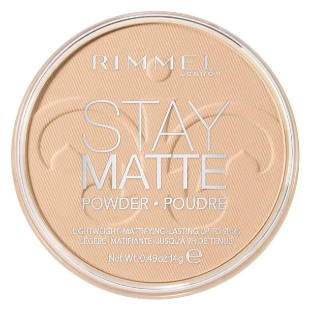 Rimmel London Stay Matte Pressed Powder, Creamy Natural, 0.49 oz - Walmart.com | Walmart (US)