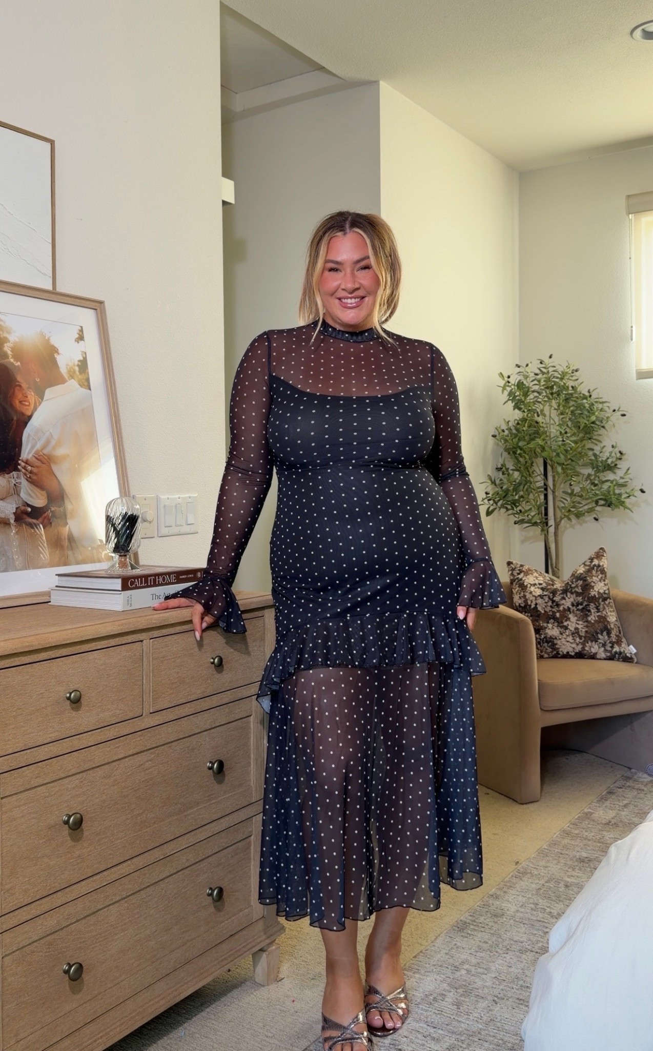 The cutest polka dot wedding guest dress or date night outfit from Amazon!! I’m wearing an xl ✨

#LTKSeasonal #LTKWedding #LTKMidsize