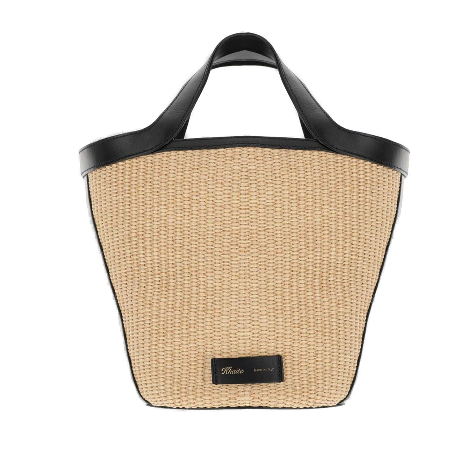 Khaite Logo Patch Woven Bucket Bag | Cettire Global