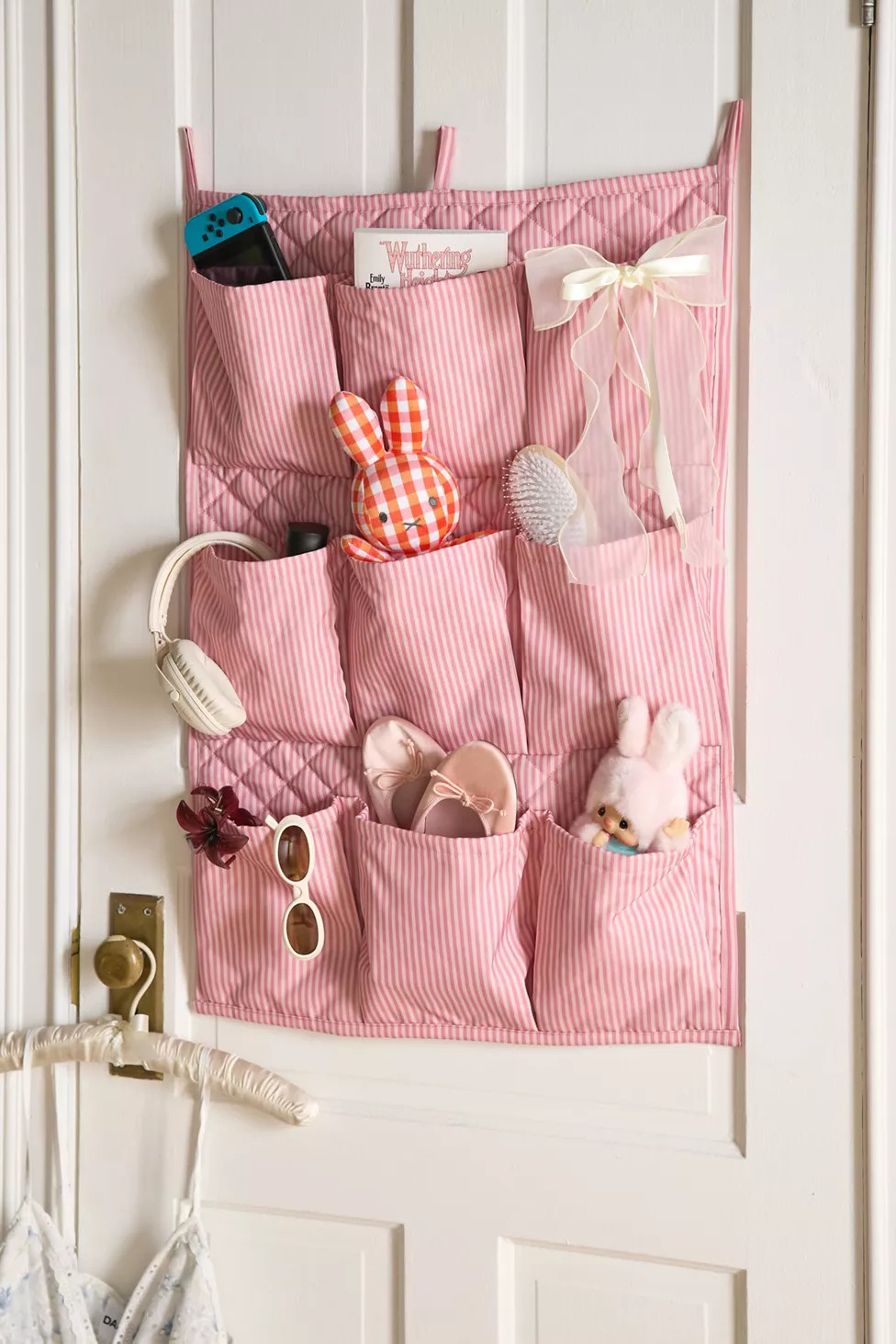 Sophie 9-Pocket Patterned Hanging Storage Caddy | Urban Outfitters (US and RoW)