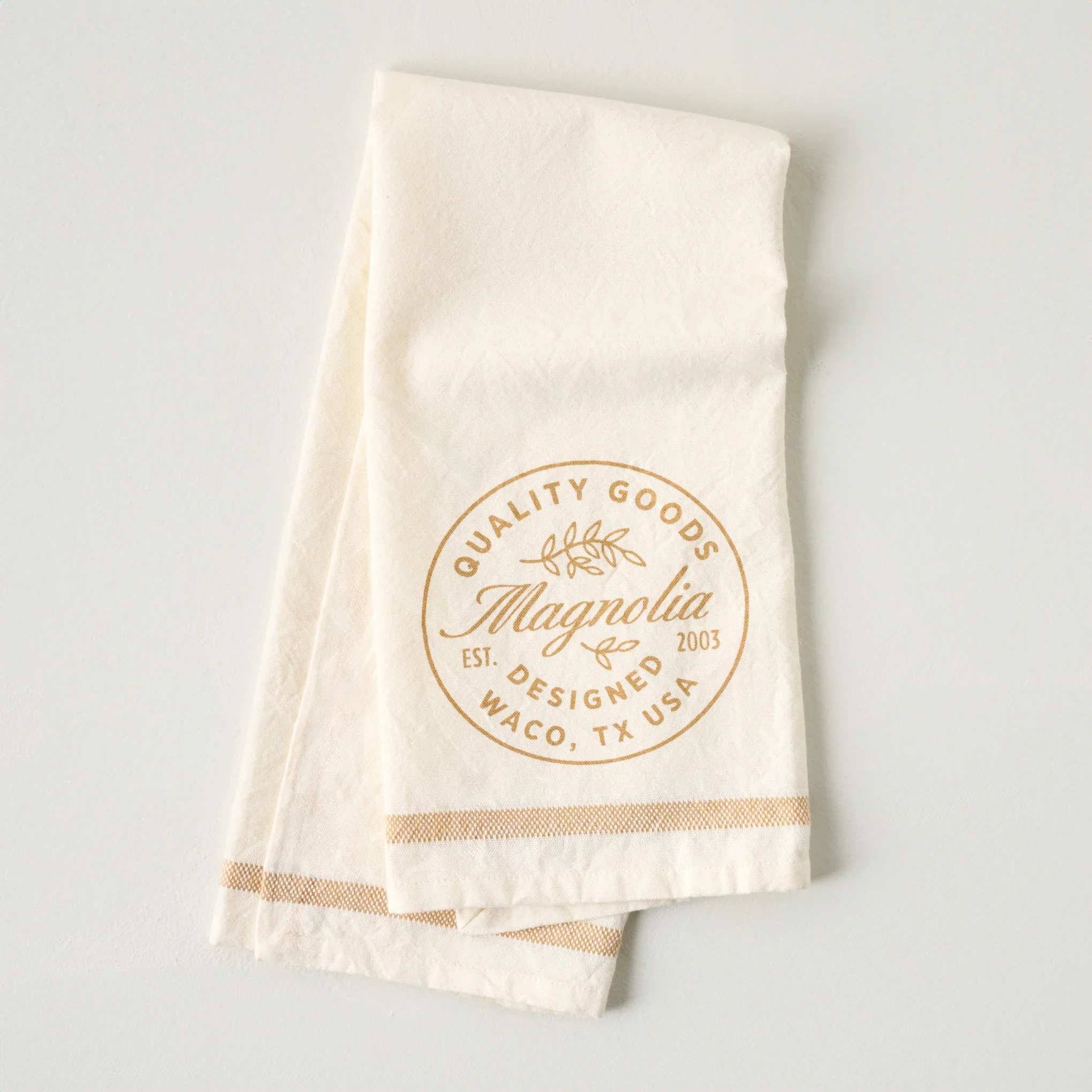 Magnolia Est. Tan Tea Towel | Magnolia