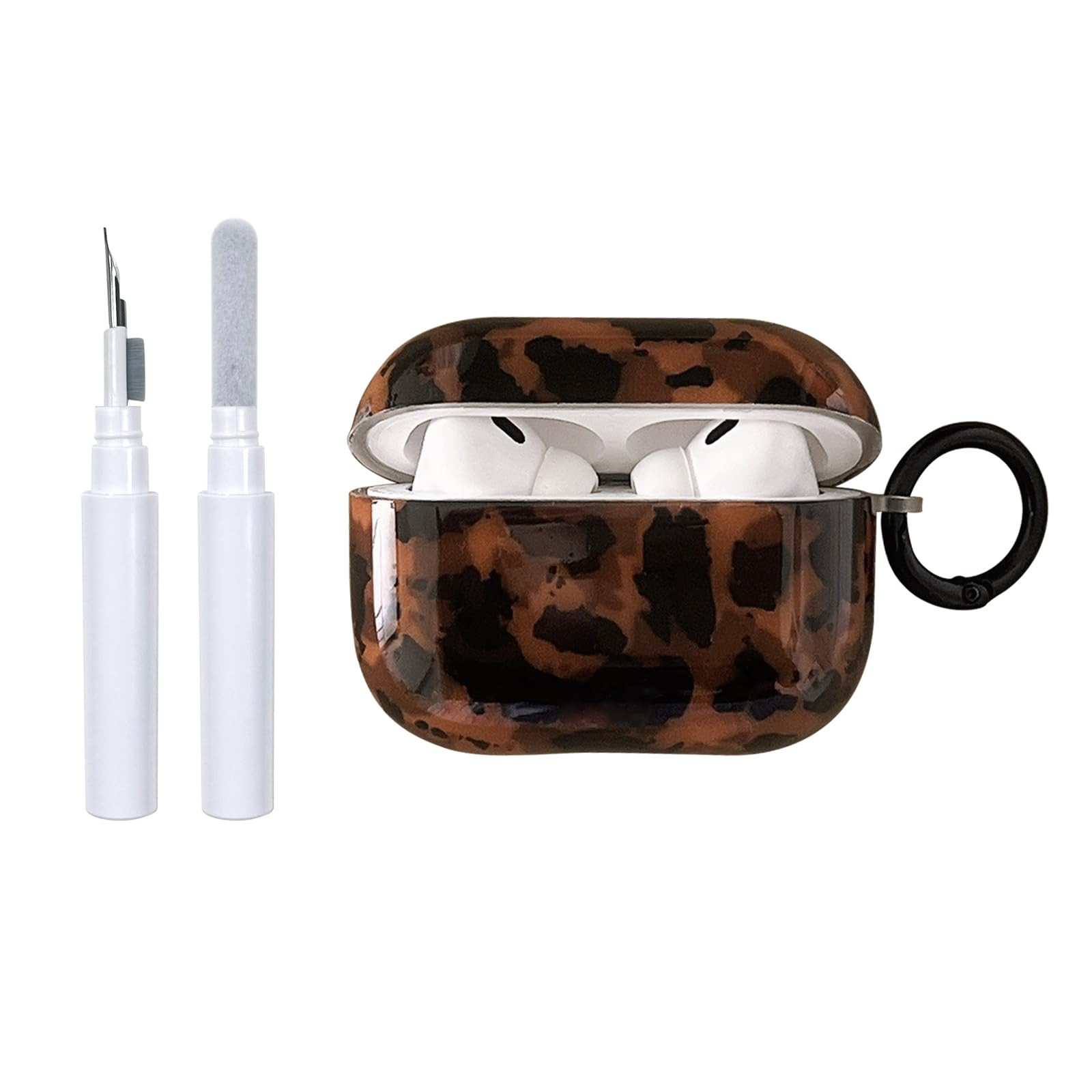 Reownest for AirPods 4th Generation (2024) with Cleaner Kit, Cute Amber Brown Pattern Aesthetic D... | Amazon (UK)