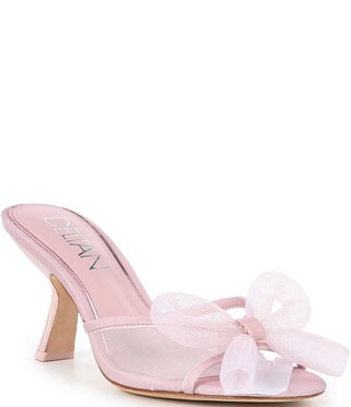 Maggie Mesh Bow Detail Dress Sandals | Dillard's