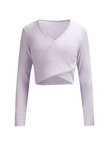 Wrap-Front Ribbed Long-Sleeve Top | Lululemon (US)