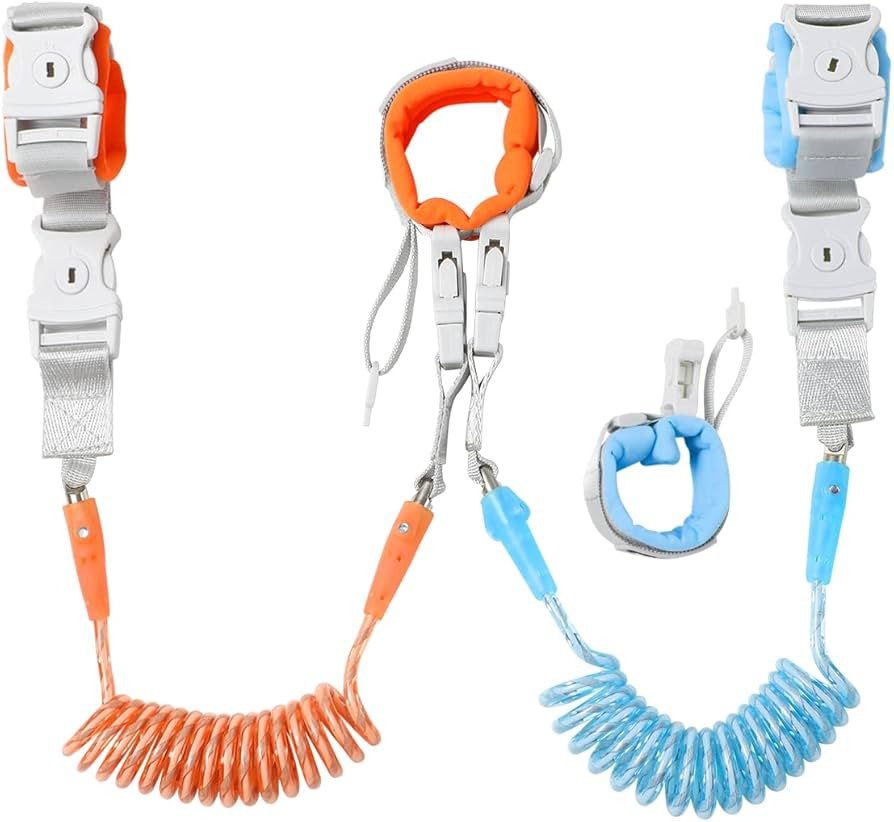 Dr.meter Anti Lost Wrist Link, 2 in 1 Upgrade Toddlers Safety Wristband Leash with Key & Lock, Du... | Amazon (US)