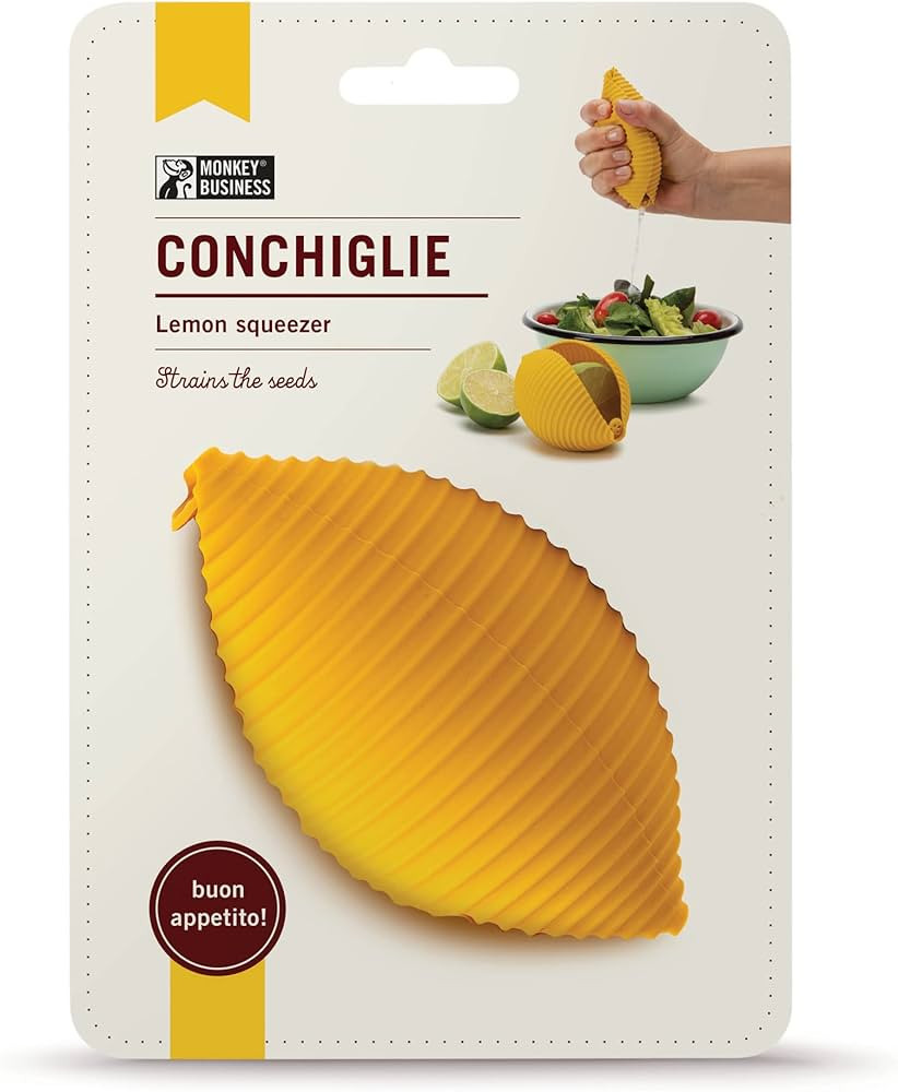 Monkey Business Silicone Lemon Squeezer, Pasta Shaped Juicer Hand Press, Handheld Manual Lemon Ju... | Amazon (US)