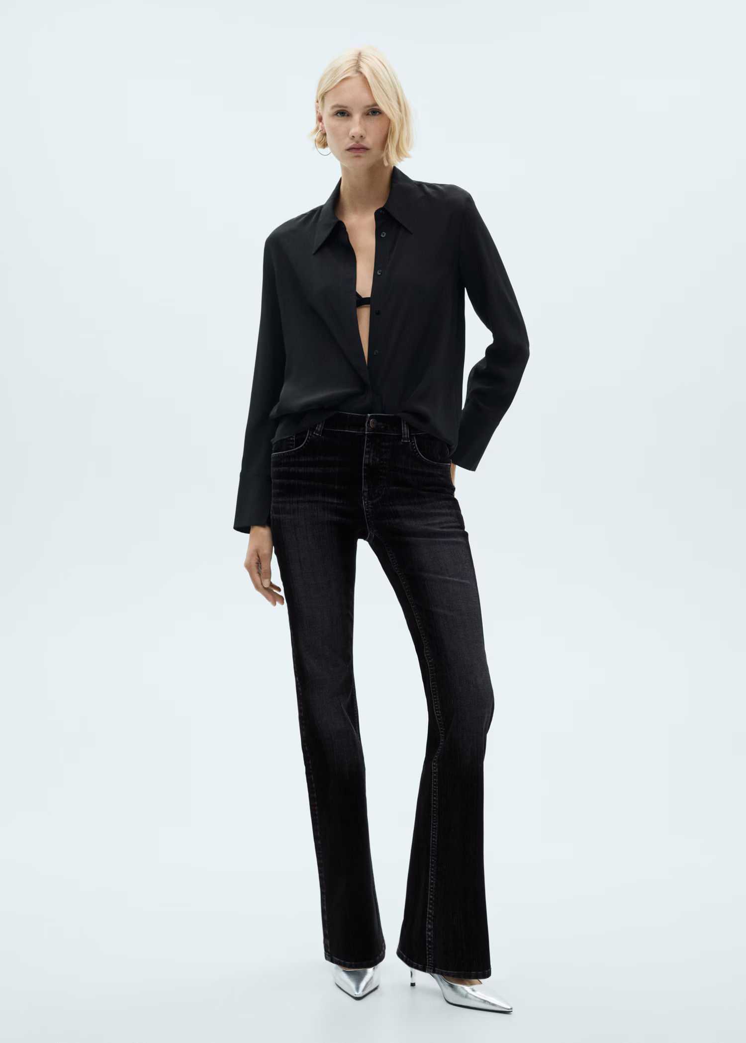 Low-rise flared jeans - Women | MANGO USA | Mango (US/MX/AU)