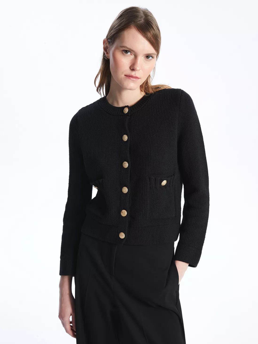 Elegant Button-Up Knitted Cardigan & Jumper | Debenhams UK