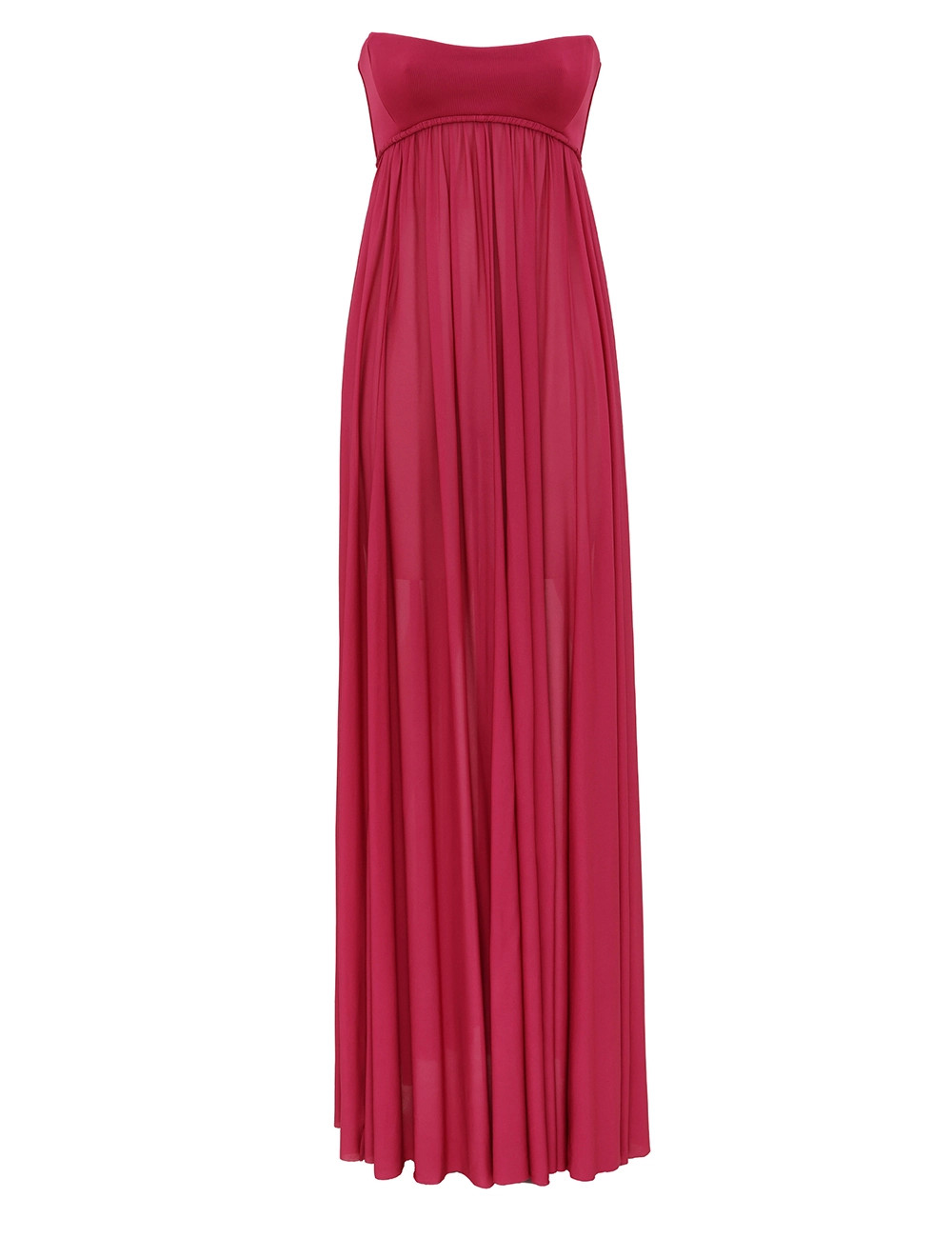 Luna Jersey Bandeau Gown - Fuchsia | ZIMMERMANN (US, CA, EU, MENA)