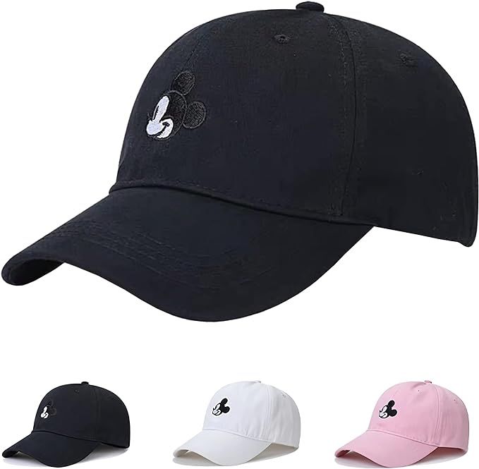 MOMODEER Cartoon Baseball Cap for Men and Women, 1OO% Cotton Embroidery Adjustable Baseball Hat f... | Amazon (US)