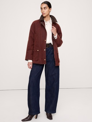 Archive Reissue Waxed Cotton Utility Jacket | Banana Republic (US)