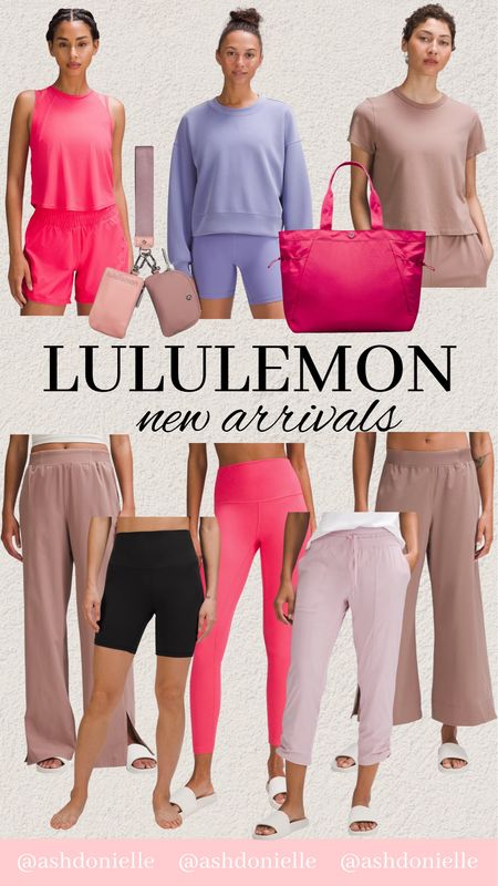 Lululemon new arrivals!

Leggings, joggers, lounge pants, biker shorts, sweatshirt, tank top, keychain, tote bag 

#LTKSeasonal #LTKstyletip #LTKfit