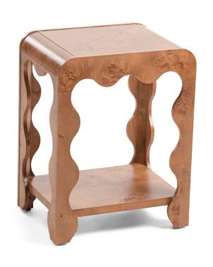 17x13x22 Wavy Burled Accent Table | Furniture & Lighting | Marshalls | Marshalls