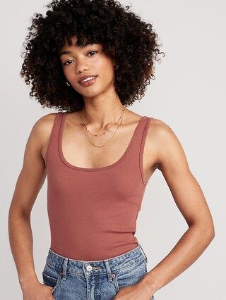 First-Layer Rib-Knit Tank Top for Women | Old Navy (US)