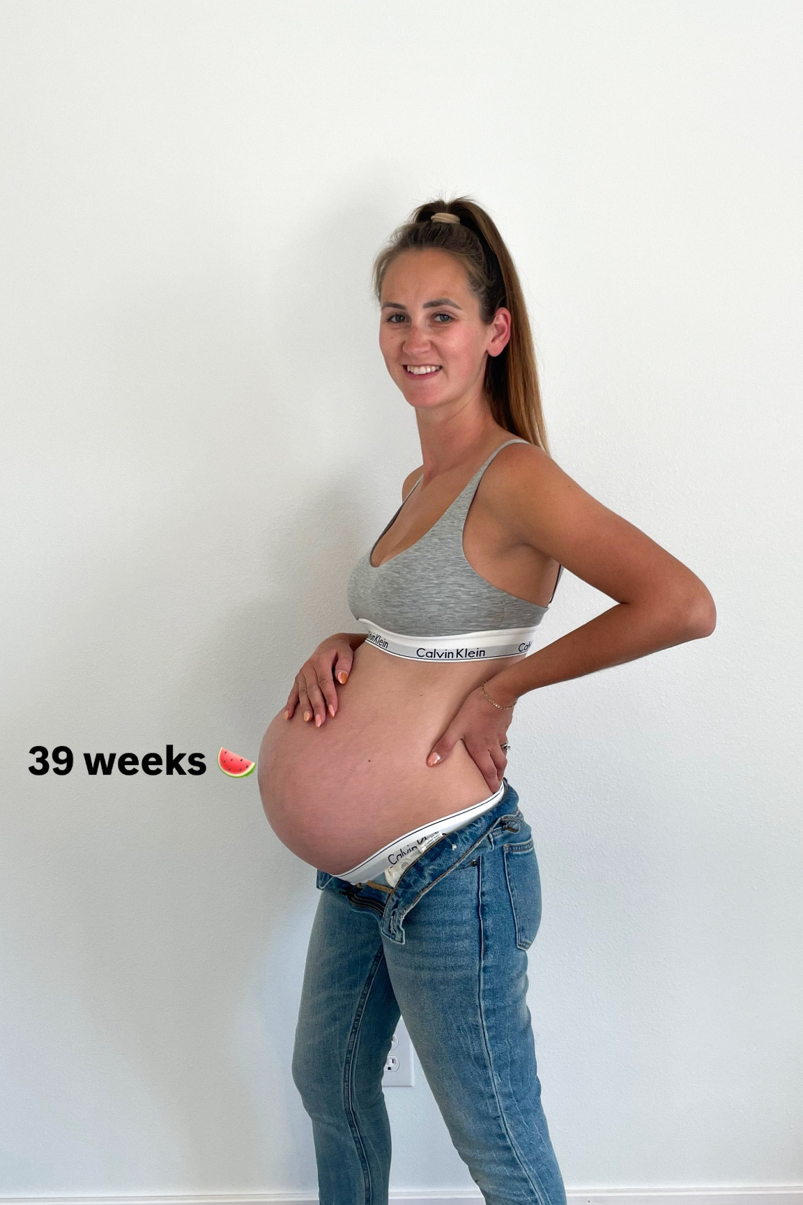 39 weeks today 💗 Baby girl is the size of a watermelon 🍉 

#LTKBump #LTKFindsUnder50 #LTKFindsUnder100