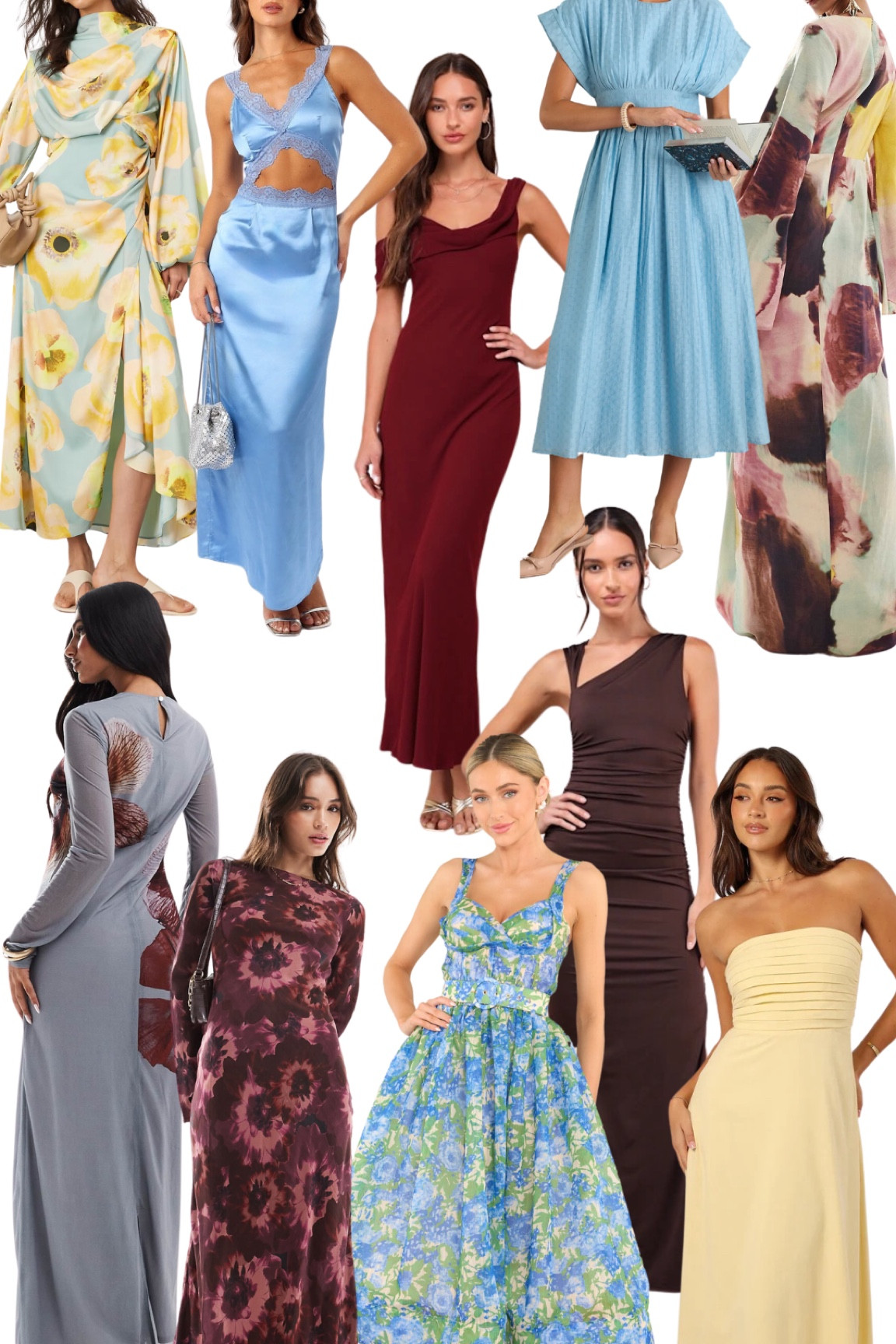 Affordable “boutique” wedding guest dress ideas 
Lulus wedding / asos wedding/ fall wedding guest 

#LTKWedding