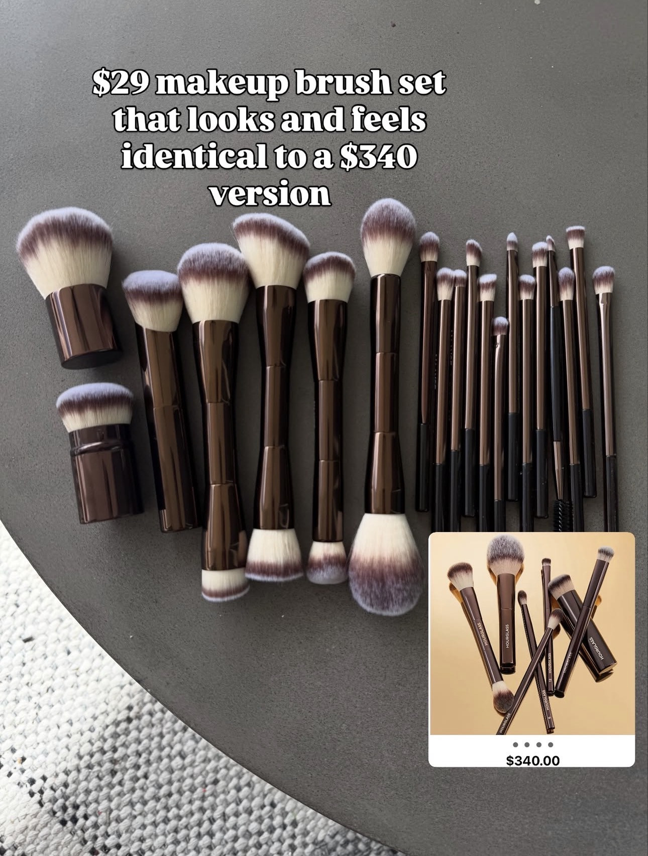 Look for less makeup brush set that I'm loving recently! ✨

Beauty finds, makeup hack, Hourglass look, Amazon favorite finds, get the look, makeup brushes, set, makeup routine.  

 #LTKgrwm #LTKSaleAlert #LTKBeauty