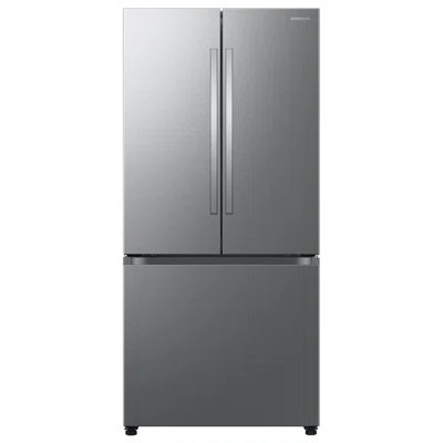 Samsung Bespoke AI 25 cu. ft. 3-Door French Door Refrigerator with Auto Ice Maker and All-Around Cooling in Stainless Steel | Wayfair North America